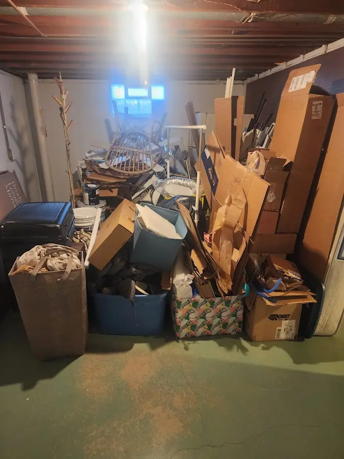 Roll-off dumpster container at job site for Yard Waste Dumpster Rental in Boynton Beach